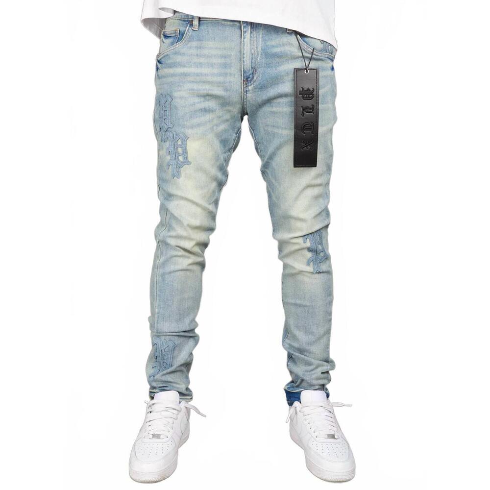 NEW POLITICS skinny fit jeans in blue